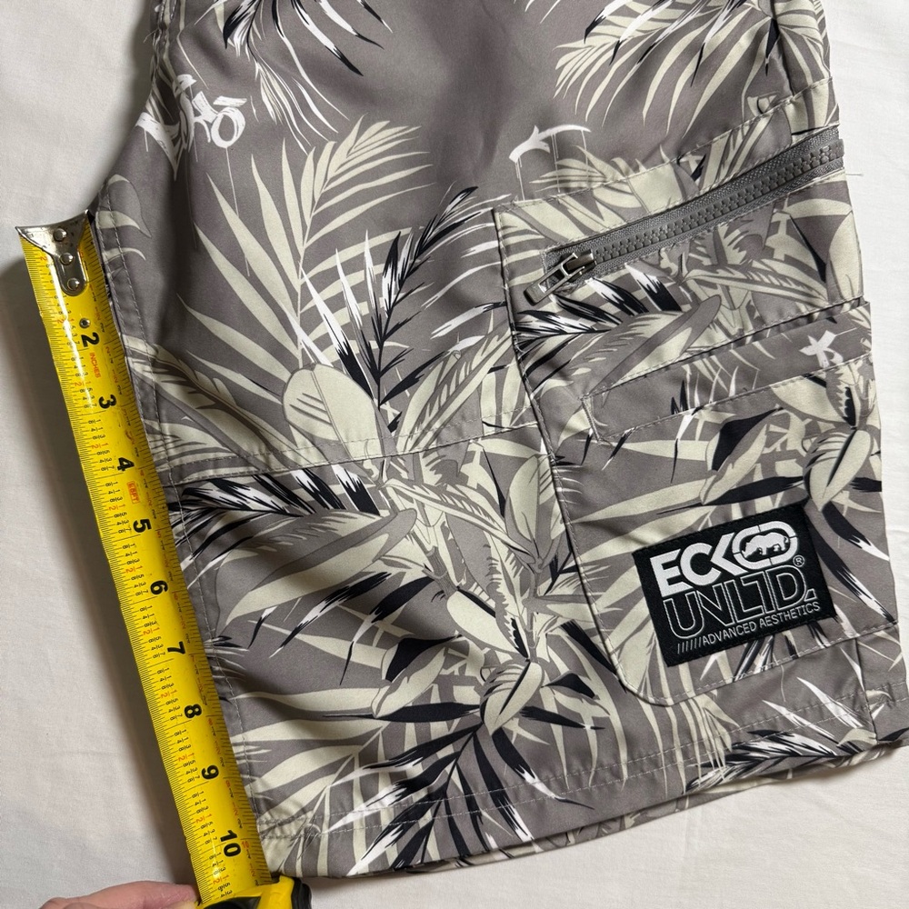 Ecko Unltd Gray Tropical Cargo Shorts Mens Sz34 NWOT - Picture 12 of 12